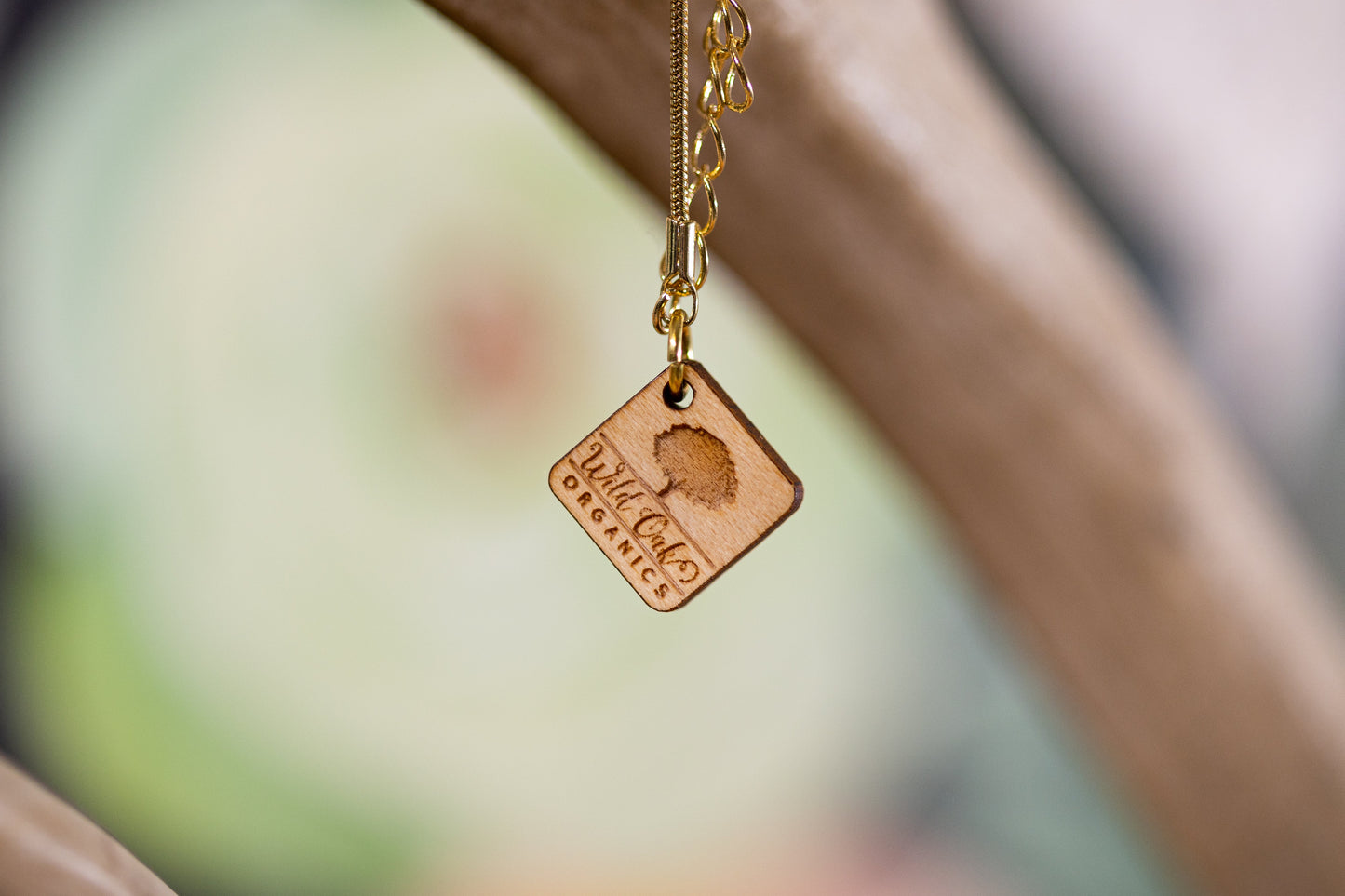 1990's Elfin Saddle Mushroom Necklace