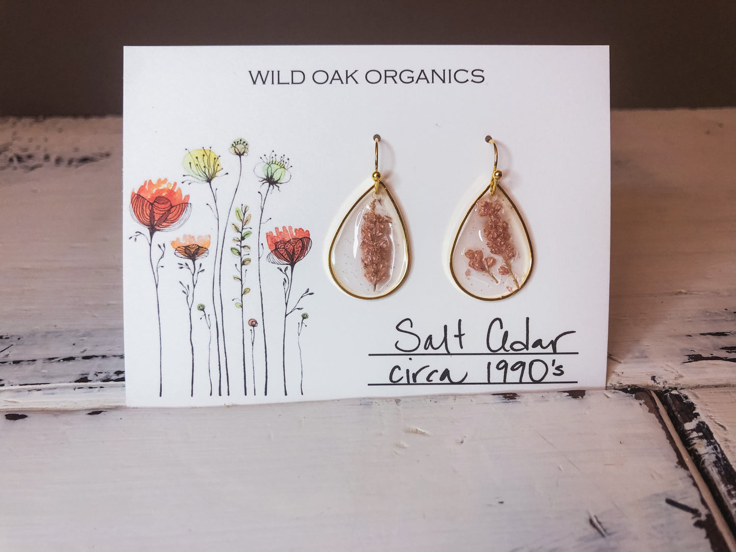 1990's Salt Cedar Earrings