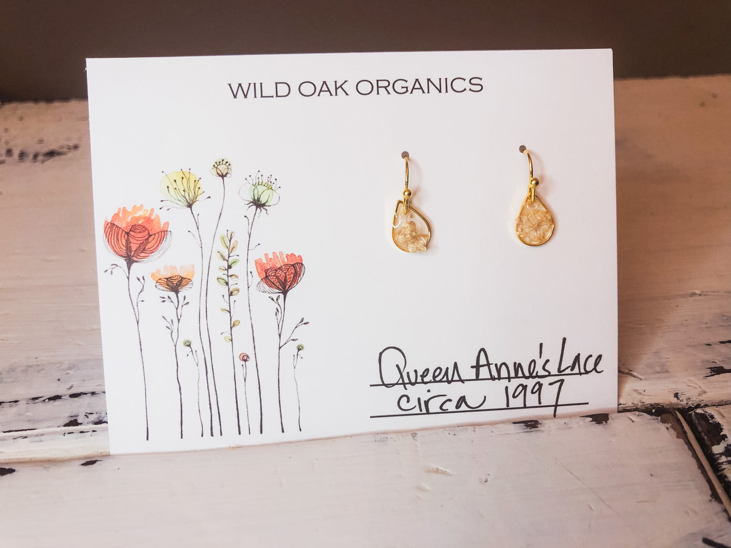 1997 Queen Anne's Lace Earrings