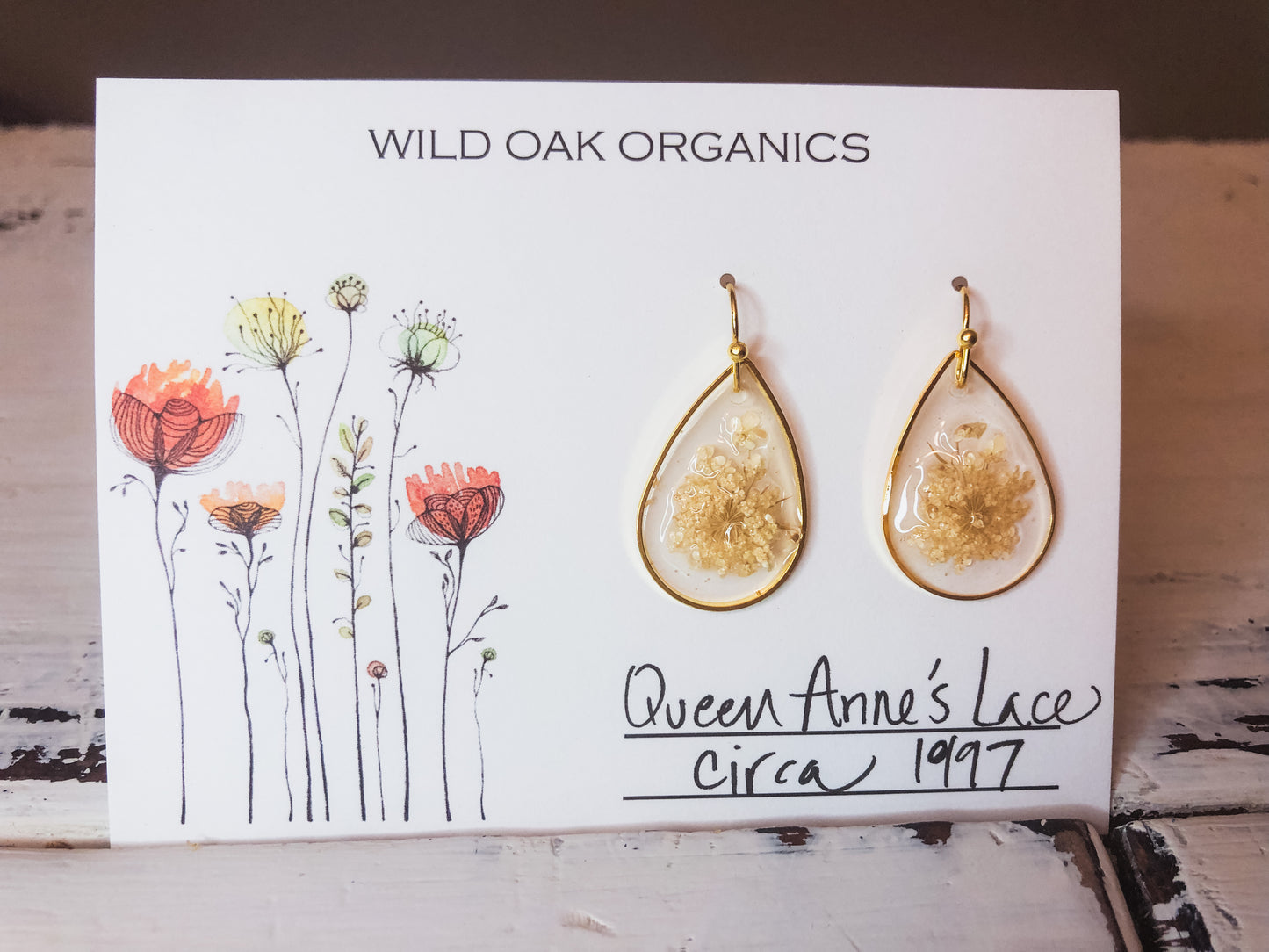 1997 Queen Anne's Lace Earrings