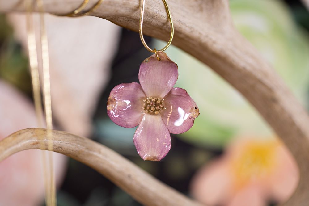 2008 Pink Dogwood Necklace