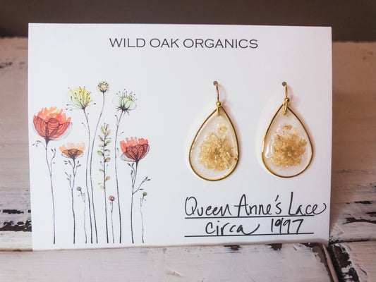 1997 Queen Anne's Lace Earrings