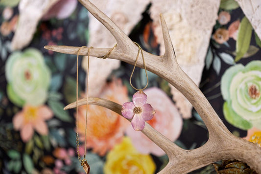 2008 Pink Dogwood Necklace