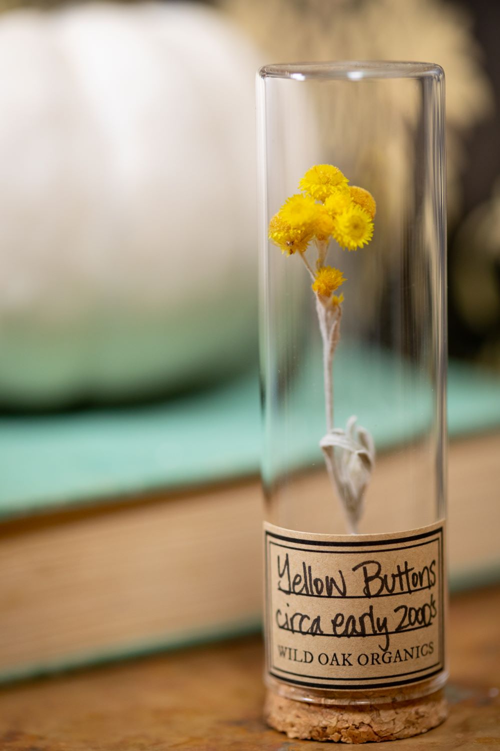 Early 2000's Yellow Buttons VIAL